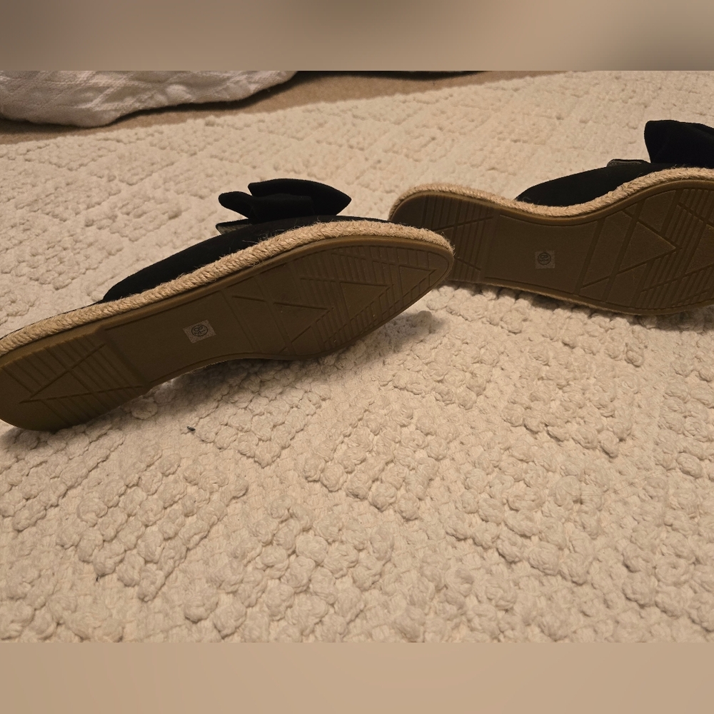 CCOCCI Black Bow Mules - Picture 3 of 7